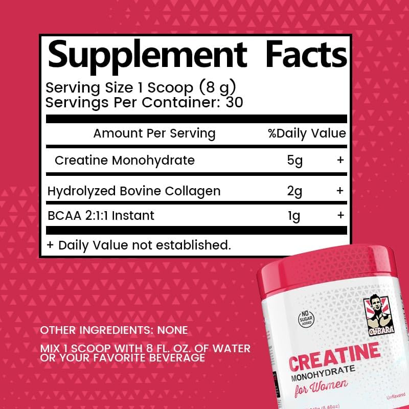 CREATINE MONOHYDRATE FOR WOMEN